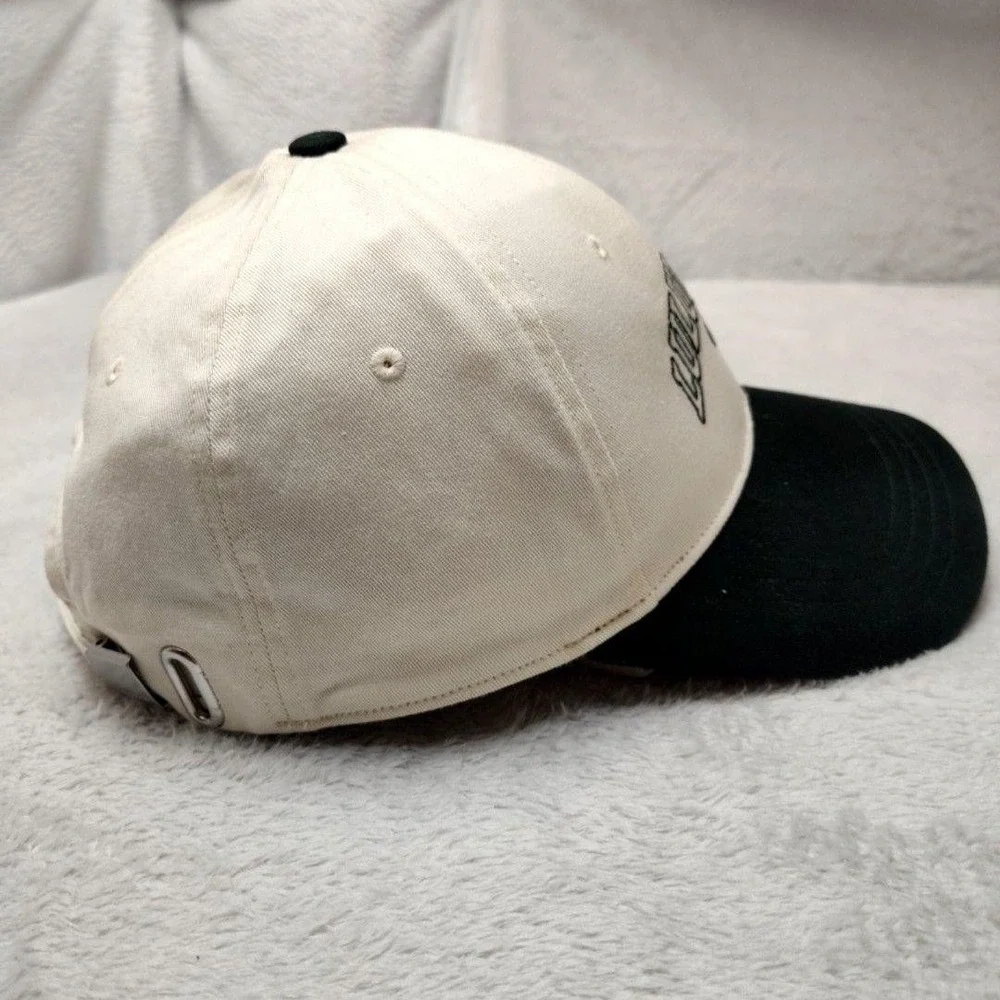 Lululemon Hat Cap Strap Back Adjustable Womens S/M White Colorblock 5 Panel
